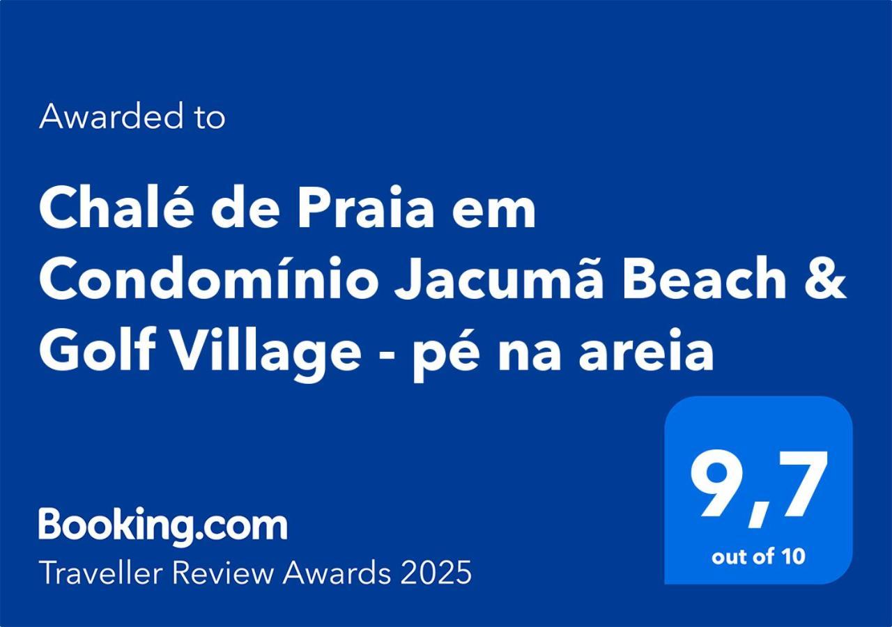 Chalé de Praia em Condomínio Jacumã Beach&Golf Village - pé na areia Exterior foto